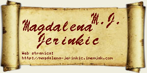 Magdalena Jerinkić vizit kartica